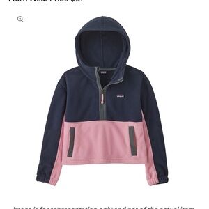 Patagonia Kids Microdini Navy and Pink Size Small